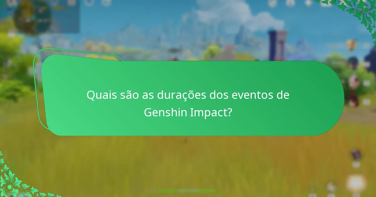 Quais são os requisitos de participação para os eventos de Genshin Impact?