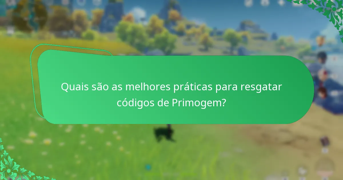 Qual é a história dos códigos de Primogem de Genshin Impact?