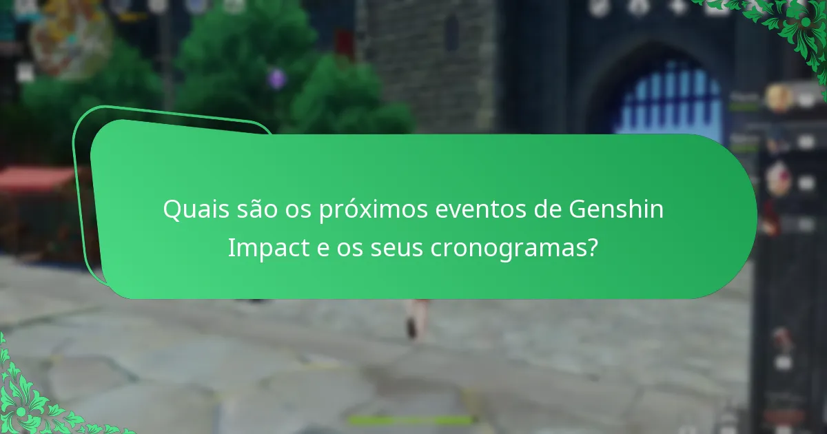 Quais são as previsões da comunidade para os futuros eventos de Genshin Impact?